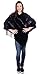 Livingston Women Cozy Knitted Pullover Sweater Wrap Shawl w/Tassels
