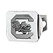 FANMATS 15046 South Carolina Gamecocks Chrome Metal Hitch Cover with Chrome Metal 3D Emblem