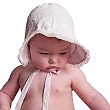 Huggalugs Baby and Toddler Girls Heart Sunbonnet