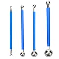 Gizhome Concrete Countertop Caulking Tool, Metal Ball Tile Caulk Finishing Tool Used To Press The Tile Grout Coating For Bathroom Kitchen And The Rest Of The Household