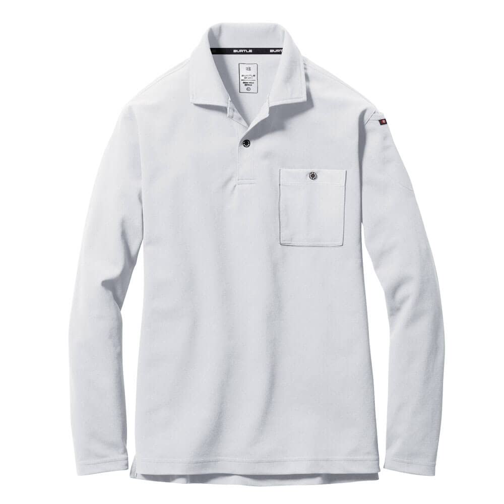 [バートル] 長袖ポロシャツ(ユニセックス) 665 ストレッチ 消臭 5L 29ホワイト の商品画像