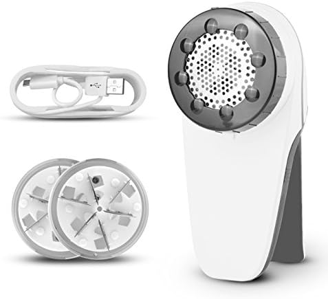 Lint Remover/Clothes Shaver Portable/Fabric Defuzzer - Shaver/Sweater,Lint,and Bobbles - Quickly and Effectively Remove Fluff Adjustable Shave Height,Dual Protection for Your Clothes - Apriller