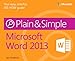 Microsoft Word 2013 Plain & Simple