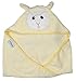 Happer Baby Hooded Baby Towel for Boys and Girls 100% Cotton Extra Soft Bath Beach Animal Face Towel - Yellow