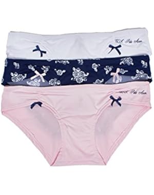 US Polo Assn. Women's 3 Pack Soft and Stretchy Hi-Cut Brief Panties Set