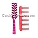 Bobby Vent Brush Purple With Free Volumizing Comb