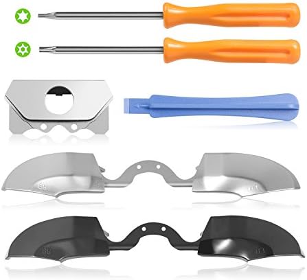 Replacement Bumper Trigger - Younik Bumper Trigger LB RB Button Replacement with T8 T6 Screwdriver & Crowbar Replacement Part for Xbox One Elite Controller- Black