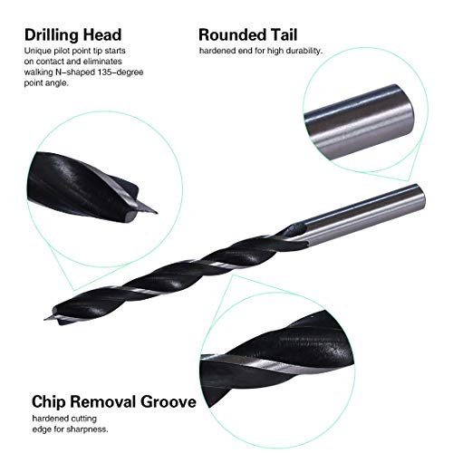 image for Bratsk Drill Bit Set 69 Piece Durability Premium Twist General Purpose