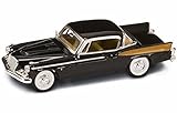 1958 Studebaker Golden Hawk, Black - Yatming 94254 - 1/43 Scale Diecast Model Toy Car