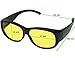 Fit Over Sunglasses With Polarized Lens 100% UV Protection Wear Over Prescription Eyeglasses