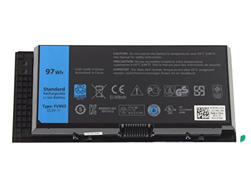 SUNNEAR Compatible/Replacement Laptop Battery for Dell FV993 9Cells 97Whr Precision M4600 / M4700 / M4800 / M6600 / M6700 / M6800 Laptop SUNNEAR Compatible/Replacement Laptop Battery for Dell FV993 9Cells 97Whr Precision M4600 / M4700 / M4800 / M6600 / M6700 / M6800 Laptop