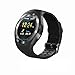 RabbyRock Y1 Bluetooth SmartWatch - HD IPS Round Touch Screen Cell Phone Watch with SIM TF Card Slot SmartWatch Sleep Monitor Remote for Android (Black)