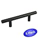 Cosmas 305-030ORB Oil Rubbed Bronze Cabinet Hardware Euro Style Bar Handle Pull - 3