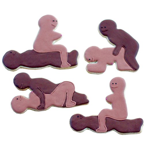 Set of 4 XXX Kama Sutra Cookies collection of cool unique weird amazon gift items