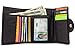 Big Skinny Women's Trixie Leather Tri-Fold Slim Wallet, Holds Up to 30 Cards, Black