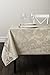 Benson Mills Harmony Scroll Woven Damask Fabric Tablecloth, Everyday, Parties, Special Occasions, Weddings and Holiday Table Cloth (60