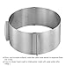 KALREDE Cake Ring Molds-Adjustable from 6 Inch to 12 Inch Stainless Steel Round Mousse Cake Mould - Baking Accessoories