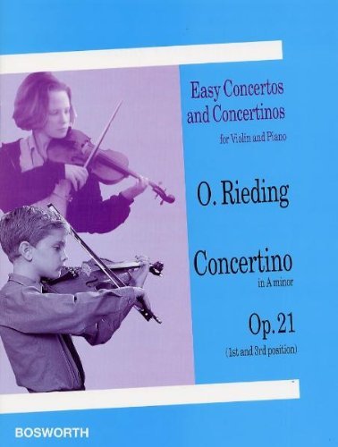 EASY CONCERTOS AND CONCERTINOS FOR VIOLIN AND PIANO CONCERTINO IN A MIN OP.21 (1 3 POS)