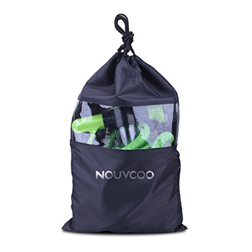 NOUVCOO Expandable Garden Hose, 50FT Anti-leakage Flexible Water Hose Pipe with 8 Function Spray Gun for garden watering car wash NC22