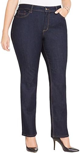 NDYJ Women's Plus Size Alina Skinny Ankle Jeans with Released Hem