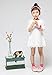 ACEFAST INC Girls Half Sleeve A-line Dresses Kids Summer Sundress One-Piece Dress Skirt White