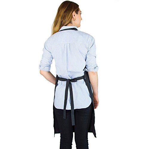 Two-Piece Hair Stylist Apron - Waterproof Apron - Protective PU Coating - Cosmetology Supplies - Nail Tech Apron - Cosmetologist Apron