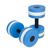 Cuikapu 1 Pair Water Aerobics Dumbbell Aquatic EVA Barbell Aqua Fitness Pool Swimming Yoga Exercise Accessory Elastic Fitness Dumbbell