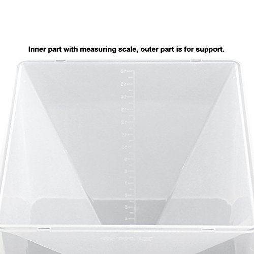 Funshowcase Pyramid Resin Epoxy Mold for Jewelry Making, Polymer Clay, Soap Making, Cabochon Gemstone Crafting Projects Extra Large 6x6"