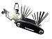 Bicycle Repair Tool, Multitool with 16 Quality Stainless Steel Folding Functions, Nylon Pouch with Press Snap Clasp