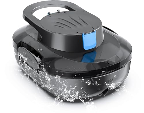 S1PRO 2026 Upgrade Robot Piscina Senza Fili, Automatico 120 Minuti, Doppio Motore, Aspirapolvere per Piscina, per Piscine Fuori Terra fino a 95 m², grigio scuro