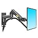 NB North Bayou TV Monitor Wall Mount Bracket Full Motion Articulating Swivel for 17-27 Inch Monitor with Gas Spring (Black Double Extension) F150-B primary