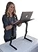 WorkEZ Best Adjustable Laptop Cooling Stand & Lap Desk for Bed Couch w/Mouse Pad. Ergonomic Height Angle tilt Aluminum Desktop Tray Portable MacBook pro Computer Riser Table Cooler Folding Holderthumb 2