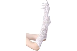 DreamHigh Lady's Long Elegant Lace Evening Gloves