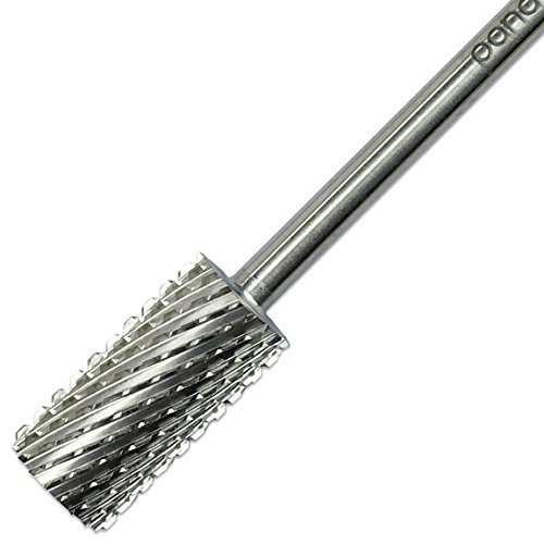 Pana 3/32" Safety Nail Carbide Bit - Silver Large Barrel Head (Grit: Extra Coarse - XC) for Electric Dremel Drill Machine