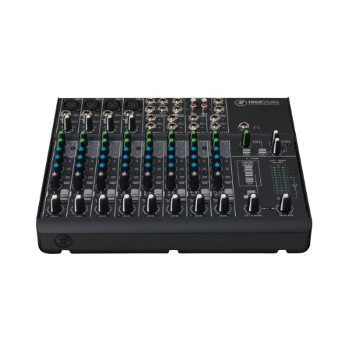Mackie 1202VLZ4 | High-Performance VLZ4 Series Phantom Powered 12-Channel Analog Mixing Station, 1202VLZ4 with 4 Onyx Mic Preamps and 4 Stereo Channel (12-Channel)