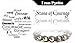 Koala Club Master Men's Tiger Eye/Iron Pyrite Stone Handmade Leather Bracelet with Beads Multi Cut 8mm with Free Giftbox