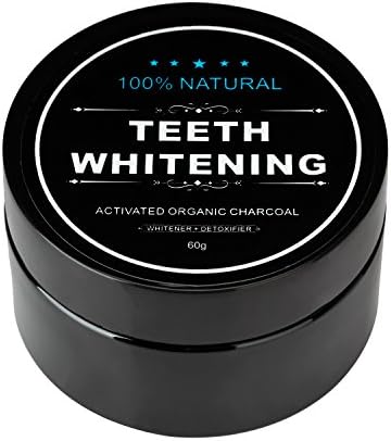 Vikeepro Teeth Whitening Activated Charcoal Powder Safe &amp; Effective Teeth Whitener with Organic Coconut Charcoal