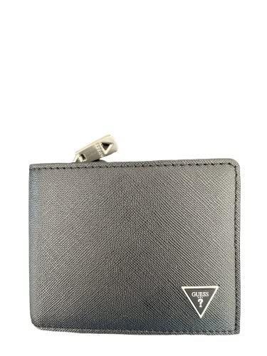 Guess Men's Carthusian Travel Accessory-Billfold, Bla