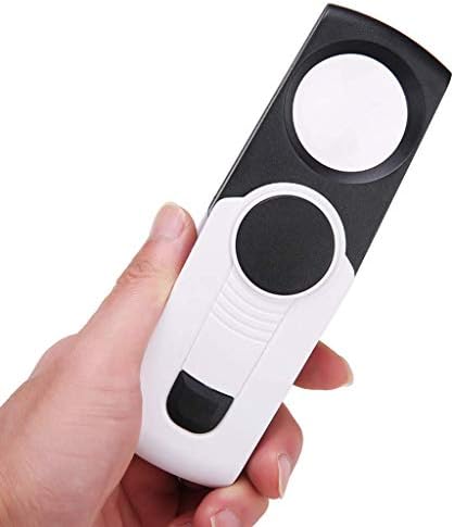 AZWE Vision Aids Hand Held Magnifying Glass with Light, Convenient Enlargement Mirror, Children's Old Man Reading Hd 8 Times Magnifying Glass Supplies