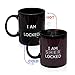 Sherlock Holmes Mug - Ceramic Heat Reveal 10 oz Coffee Cup - Red 