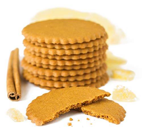 Dewey's Bakery Triple Ginger Moravian Style Cookie Thins | Baked in Small Batches | Real, Simple Ingredients | Time-Honored Southern Bakery Recipe | 9 oz (Pack of 3)