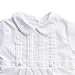 Petit Ami Baby Boys' Pique Christening Knicker with Hat, 12 Months, White