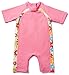 Attraco Baby Boys Girls' Short Sleeve Rash Guard Swimsuit Sunsuit 1 Piece UPF 50