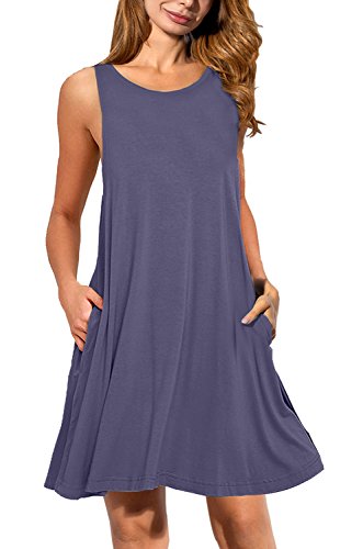auselily sleeveless swing dress
