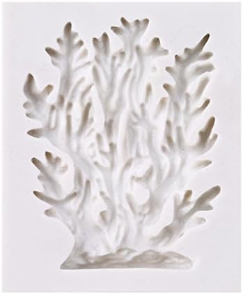 Myhouse Silicone White Coral Shape Cake Mold Fondant Cholocate Cheese Mould Small Decoration Cake Tools