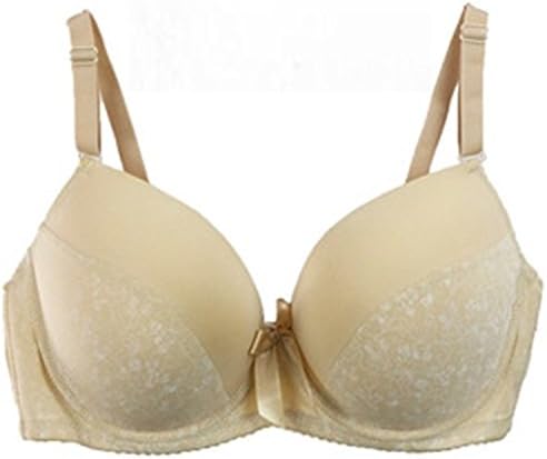 feilongzaitianba Plus Size Black Bra Large Cup Corset Adjustable Underwear Single-Bra De0019