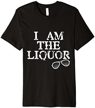 I am the Liquor Vintage Looking T-Shirt With Sunglasses pic