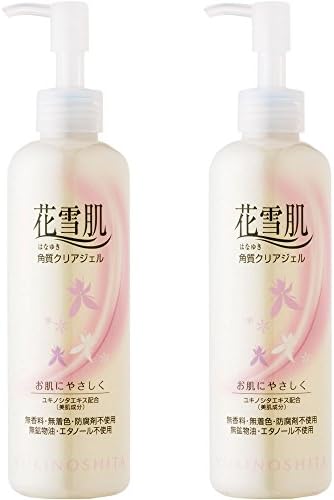 Amazon 花雪肌 角質クリアジェル 240ml 2本セット ユキノシタエキス配合 角質除去 花雪肌 ゴマージュ ピーリング 通販