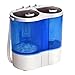 Giantex 16lbs Portable Mini Washing Machine Gravity Drain Compact Twin Tub Washer Spinner, Ideal for Dorms, Apartments, RVs, Camping primary