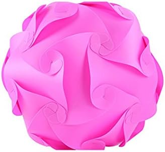 Happyi Puzzle Lights Modern Lamp Shade (Medium-30cm, Pink)